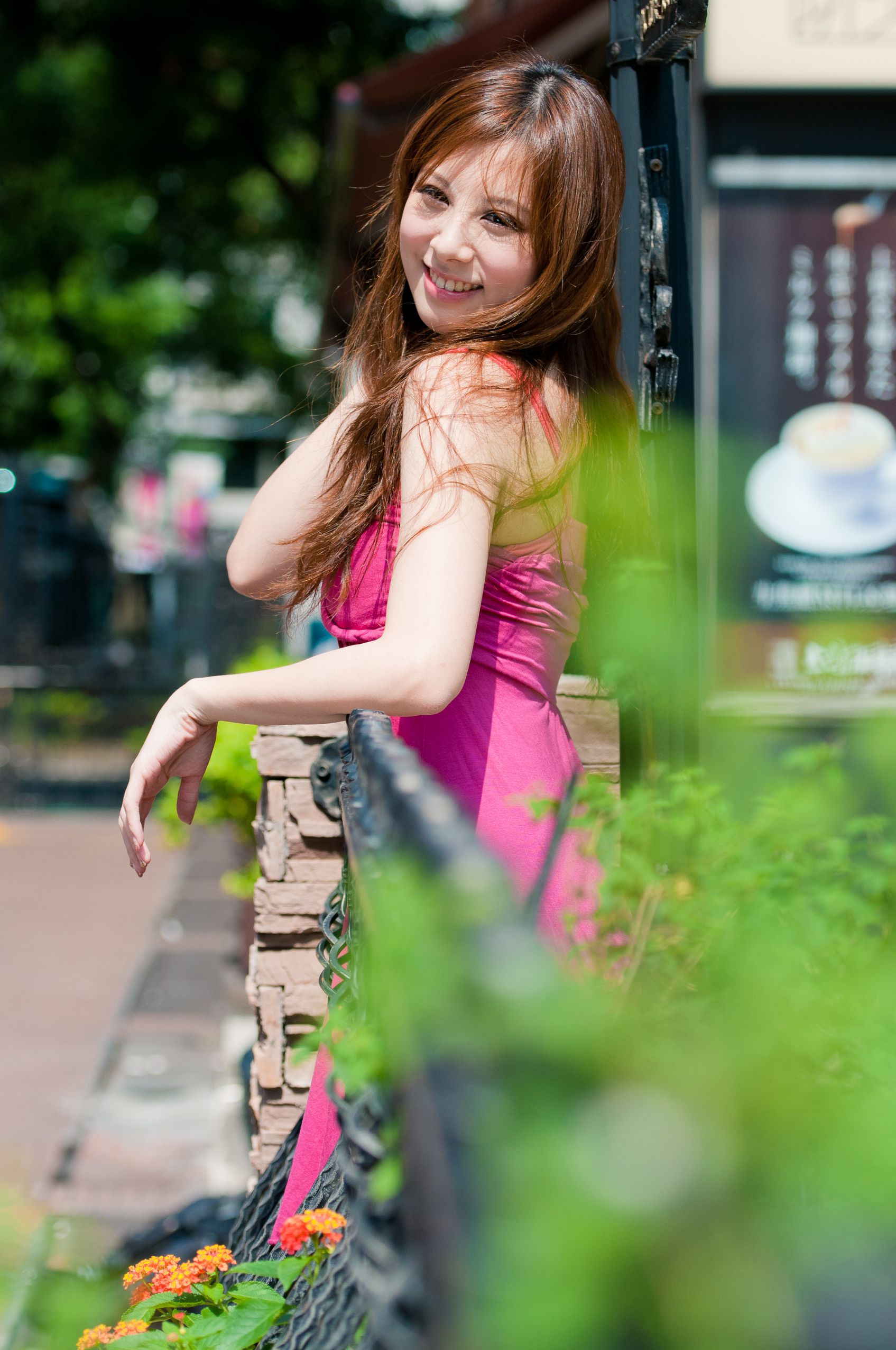 台湾美女小米Kate su《甜美长裙系列外拍》